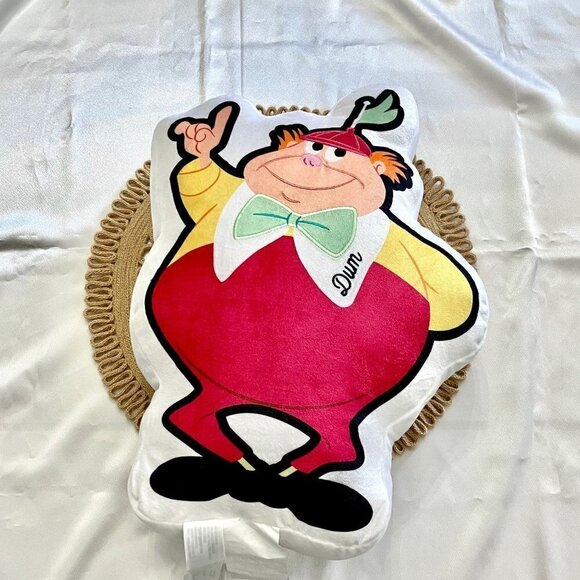 NWT Alice in Wonderland Reversible Tweedledee and Tweedledum Pillow - Picture 4 of 6